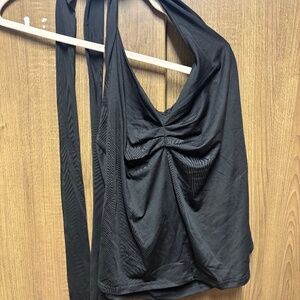 Halter Going Out top with necktie